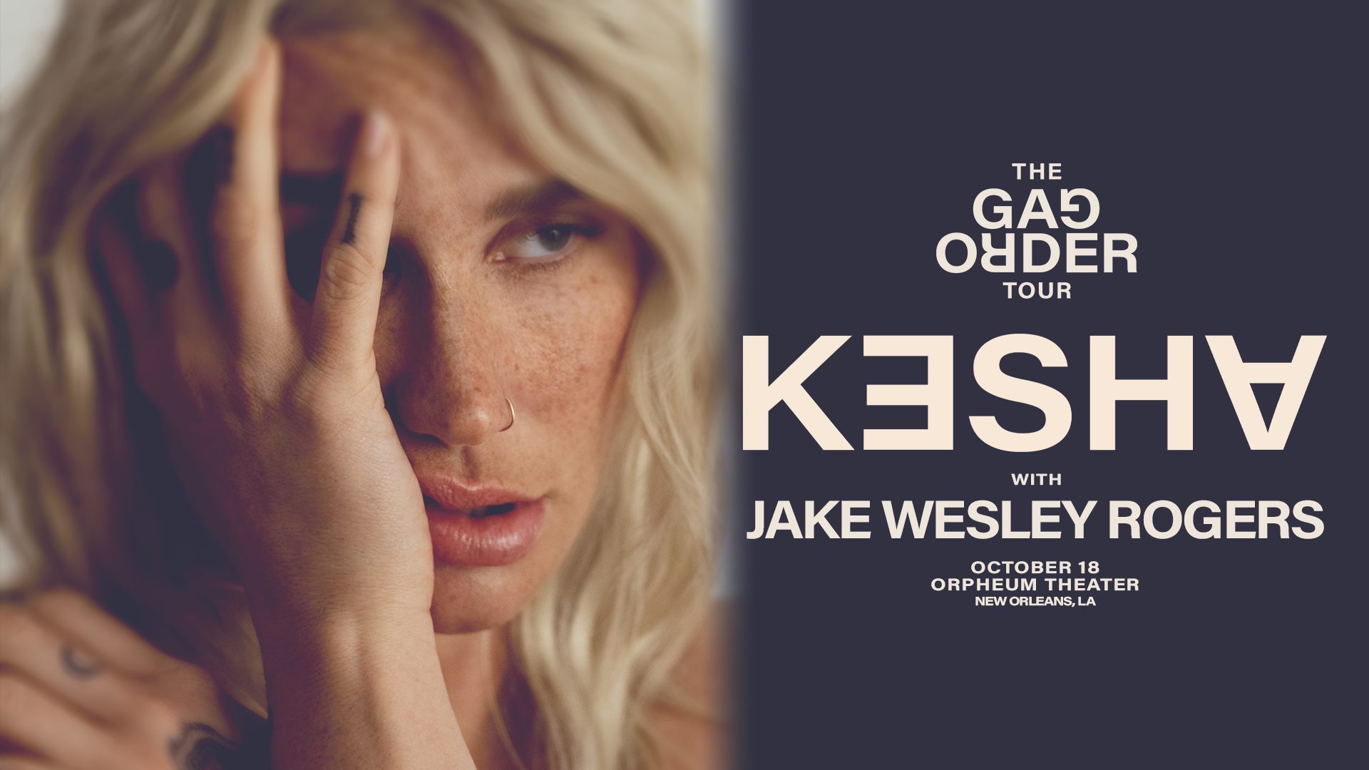 Kesha The Gag Order Tour Orpheum Theater New Orleans